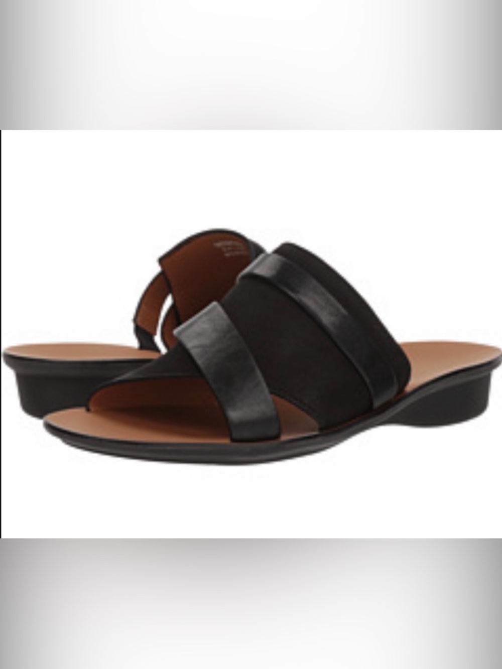 Paul Green Bayside Leather Sandals Black US 8 EU 5.5